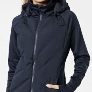 Athleta Inlet Jacket Navy size M/T Medium Tall